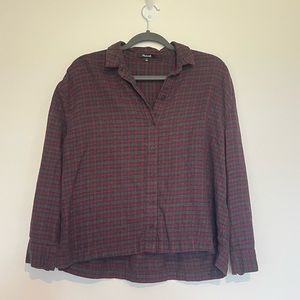 Madewell Plaid Blouse